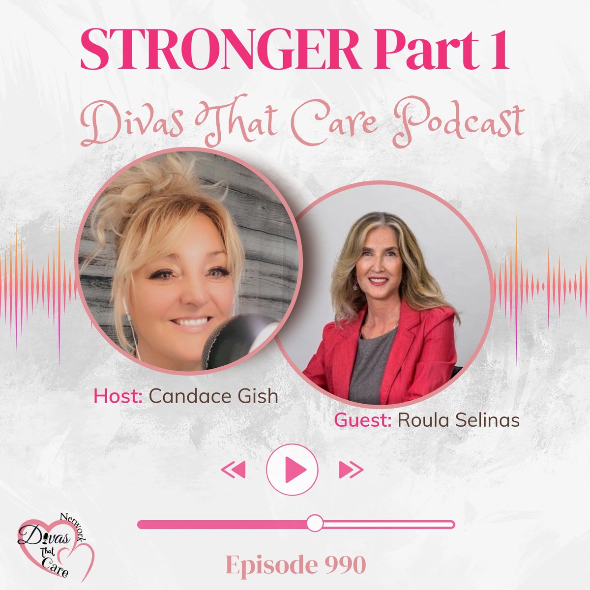 RSelinas's tweet photo. STRONGER PODCAST SERIES 

7 Steps to Overcome any Crisis and Thrive Again!

A 7-part series with Candace Dish from Divas that Care Network

Part 1 - Breaking down the Stigma for Mental Health 

Listen on Link
 https://t.co/fxYvXmSIcF 

https://t.co/rJhdT5PQs6 https://t.co/BFnT3T6nVR