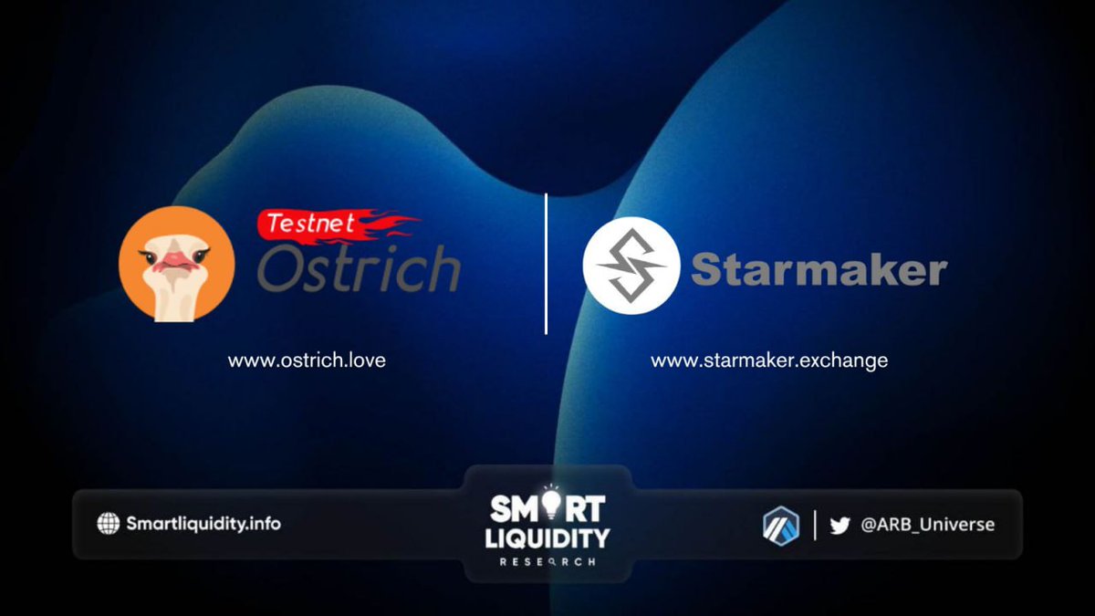 ARB_Universe's tweet image. ⭐ @Ostrich_world has been partnered with @Starmakerzksync 

⭐ #Starmaker is a decentralized fundraising platform and decentralized exchange empowering #Web3 projects to launch by raising fund and conduct trading

🔽 VISIT
starmaker.exchange
#ARB_Universe