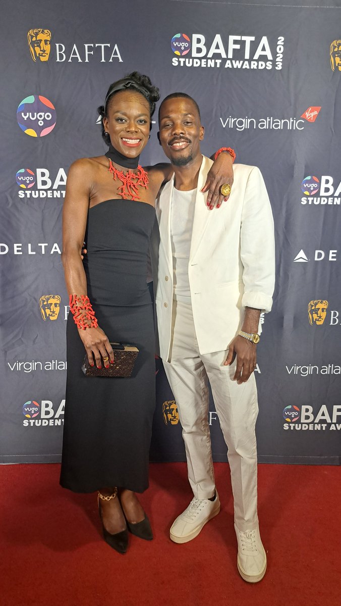 AFRICASeenHeard's tweet photo. 🎥 ONWARDS &amp; UPWARDS as a @BAFTA Member after the #Yugo #BAFTA #Student #Film #Awards! @BAFTAUS 🎞 

🏆CONGRATS to all Winners &amp; commendations to our fellow Finalists within 🗺 Top Three of our categories. Great times ahead for @MAJSHOTIT &amp; 🎓 crew 🎆

 🌐 🎬 connections made! 💗 https://t.co/h1JYAFSsJH