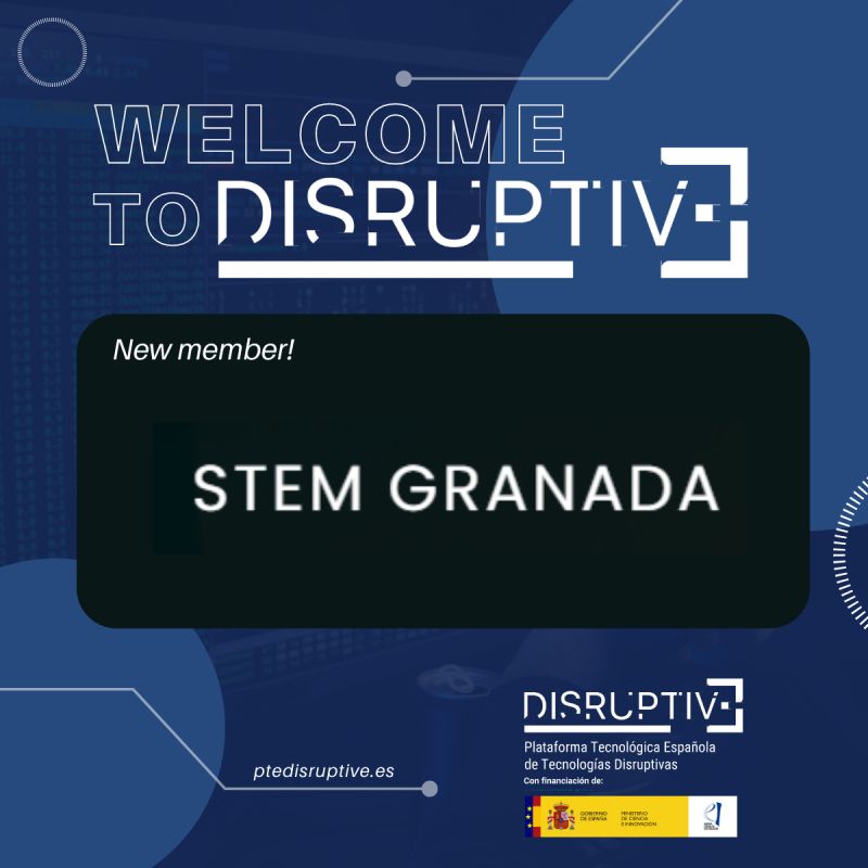 STEMgranada's tweet photo. 🎉 ¡Gran noticia! 🎉 

Escuela STEM Granada se une a DISRUPTIVE 🚀, la plataforma española de tecnologías disruptivas, promovida por APTE. 

Nuestro compromiso con la innovación en España se fortalece 💪.

#InnovaciónEspañola #TecnologíasDisruptivas  #DISRUPTIVE #ConquiSTEMos https://t.co/Rl2t7c5GHl