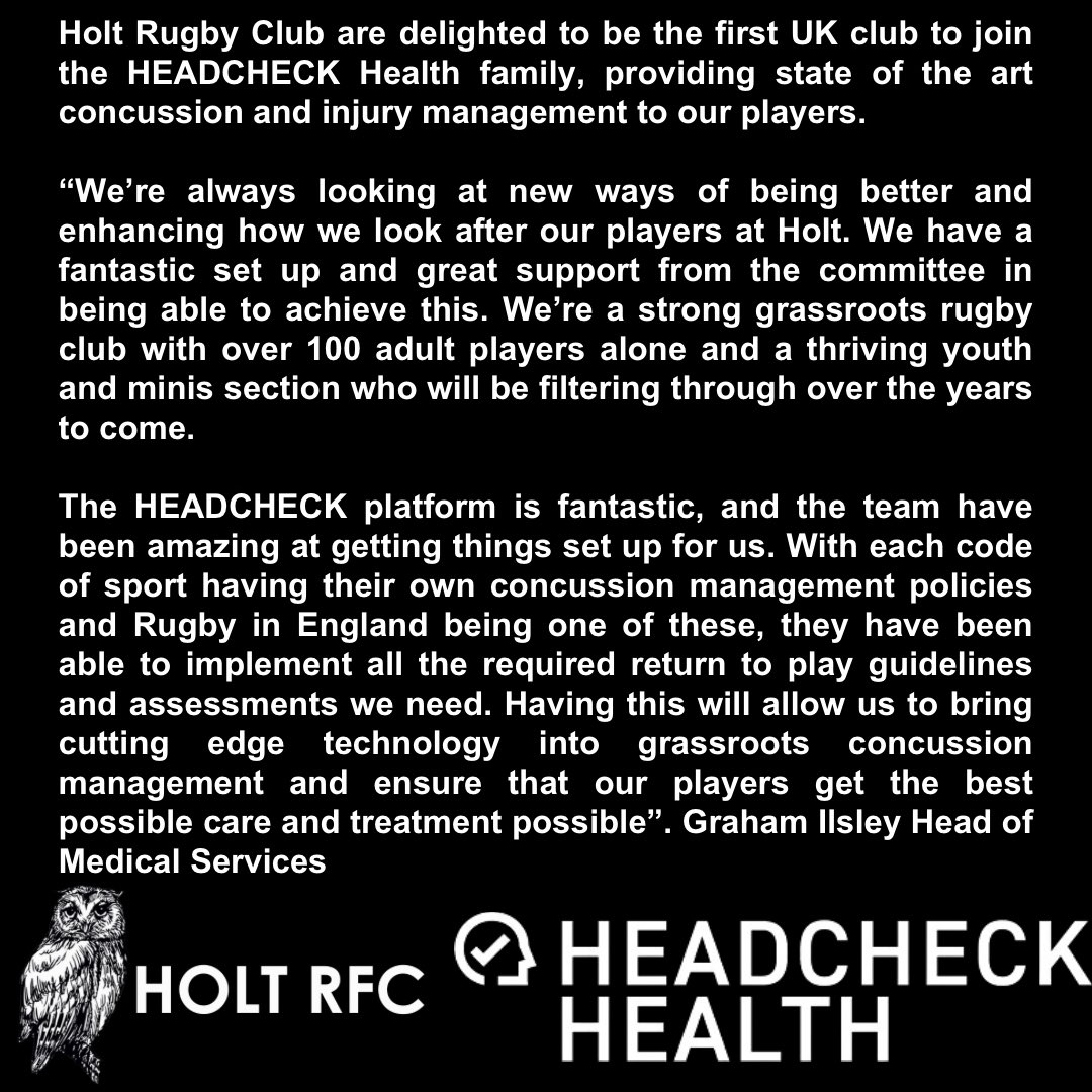 Holt RFC tweet media