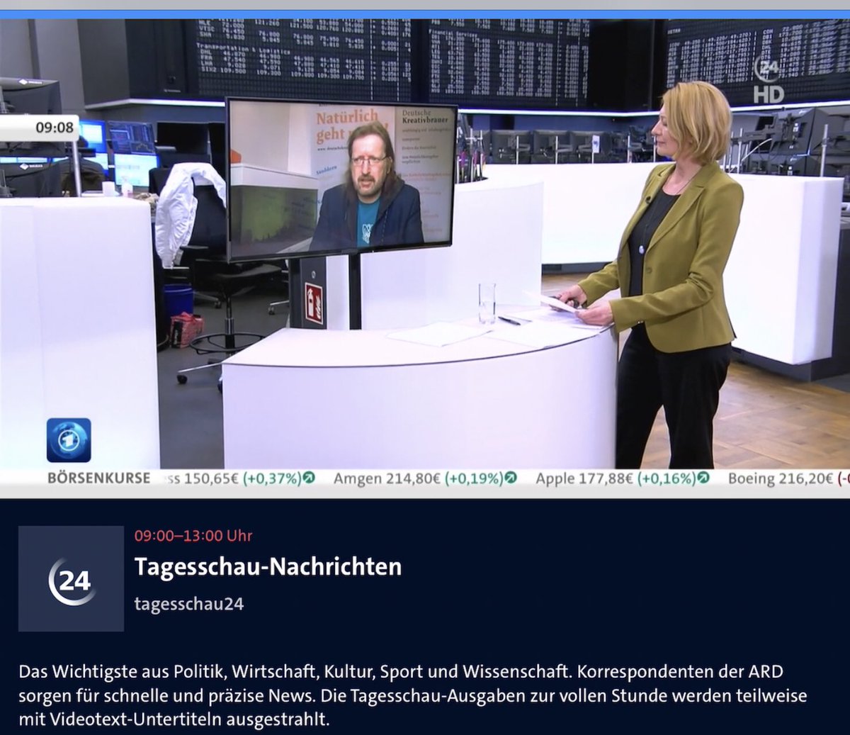 kreativbrauer's tweet image. Guten Morgen Welt,
Wir haben über #Bier geredet … diesmal mit der #Tagesschau24. 
#natürlichgehtmehr
#Kreativbrauer
#Craftbeer
#Kreativbier