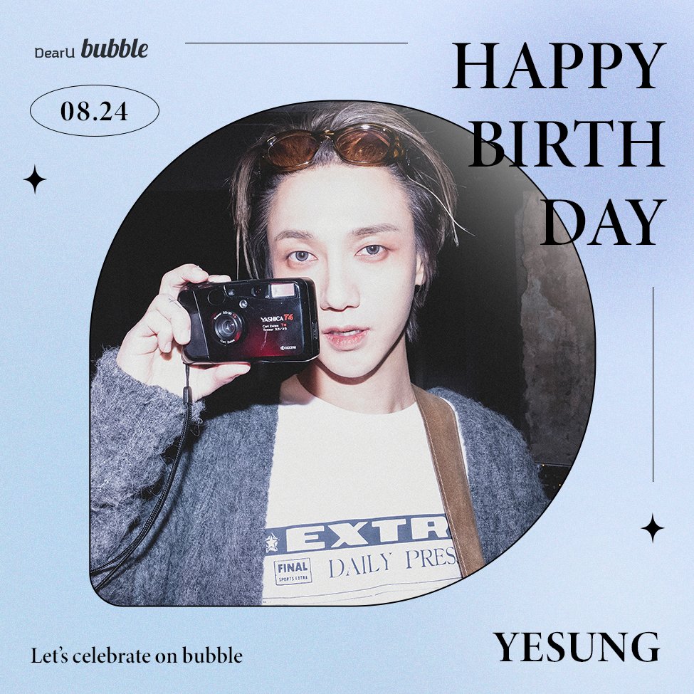 💙HAPPY BIRTHDAY💙 #YESUNG 🎂

#HappyYesungDay
#SUPERJUNIOR #슈퍼주니어 #예성
#bubble #버블
@SJofficial