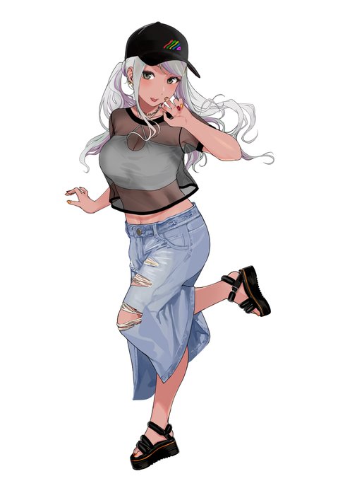 彩華ちゃんだけ私服 ギャルは私服がユニフォームみたいなとこあるから 