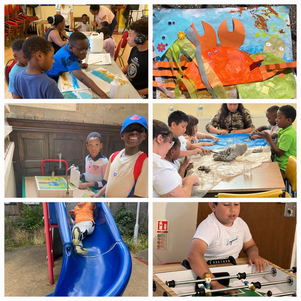 #HAF2023 
#Week1 was lively and interactive, and we explored our beautiful oceans. Children created different artworks about things we could find in the ocean. Yes, they love the oceans. Who doesn't? #Artsforwellbeing #Happiness #musicanddance #messyplay