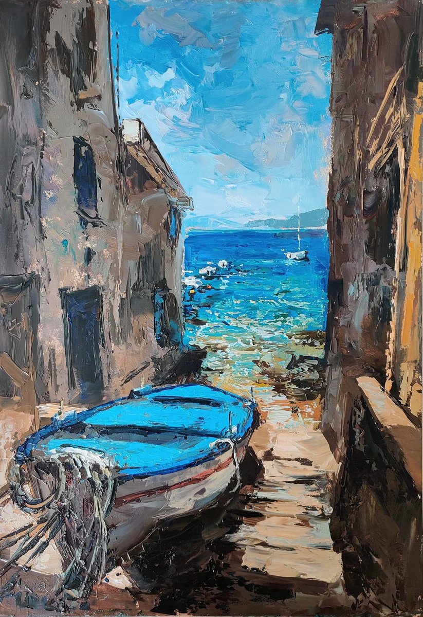 fraveris's tweet photo. “The relaxing boat”
Nikoletta Király Oil painting
Hungarian Artist https://t.co/stXqByg36H
