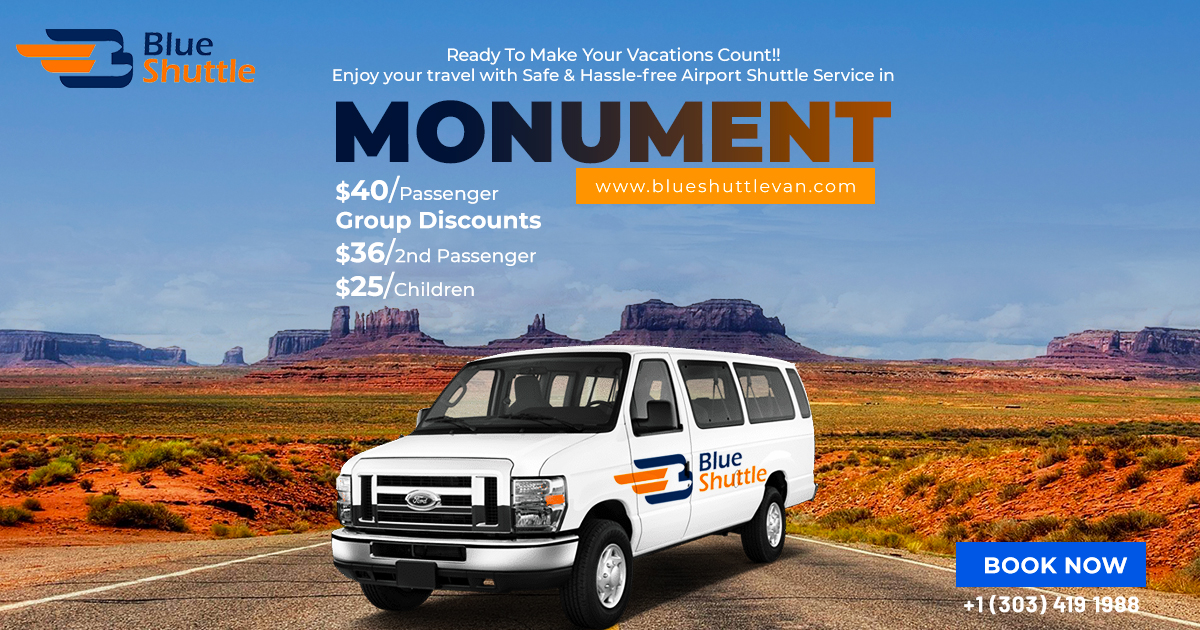 Jet off to your destination stress-free with Blue Shuttle Van's Airport Shuttle service in Monument, Colorado!
Sit back, relax, and let us handle your travel logistics.
#AirportShuttle #TravelWithEase #bookride #monumentcolorado #DIA #commute #comfortable #ride #BlueShuttleVan
