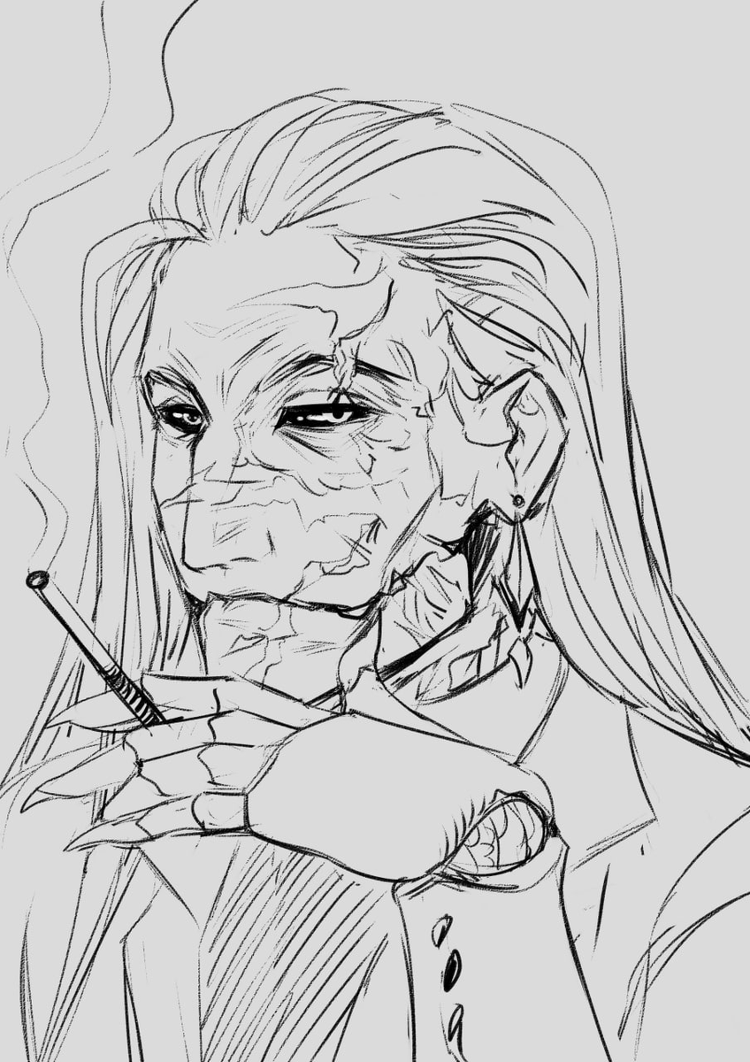 Purmoral_SFW's tweet photo. Ruthless Surgeon from my old-new original story "Mercyland": first sketch - final lineart.

#Mercyland #sketch #originalcharacter #Original https://t.co/4S2eVIcp6h