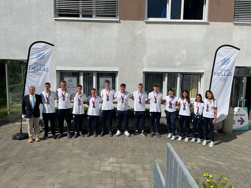 HellenicOlympic's tweet photo. Tα 13 μετάλλια της Ελλάδας στο Ευρωπαϊκό Ολυμπιακό Φεστιβάλ Νέων στο Μάριμπορ
#TeamHellas
#EYOF2023Maribor
#HellenicOlympicCommittee
👉 https://t.co/BW1yHESvht https://t.co/HWLdHqgDin