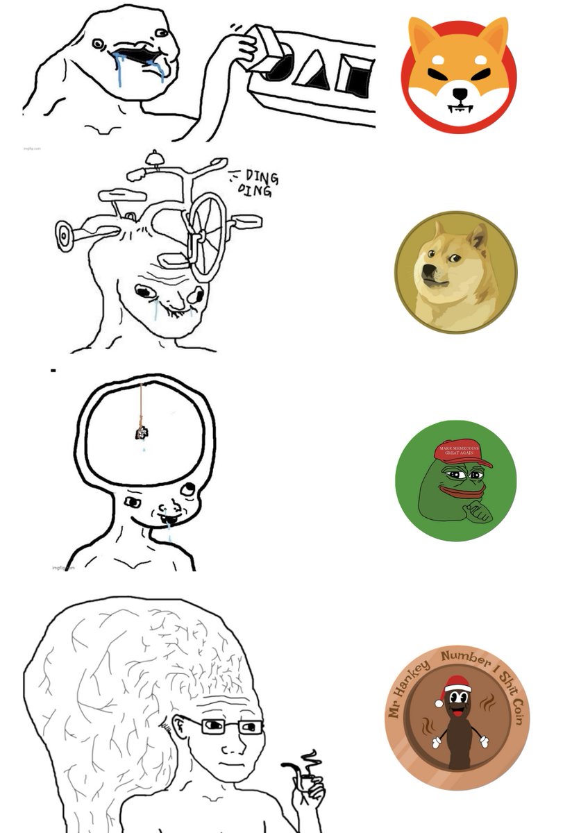 You choose to be stupid or smart, poor or rich 🤝

The main thing is to make the right choice! 
#memecoins $HANKEY