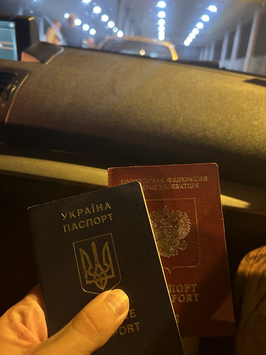 LiberMaxim's tweet photo. A little vacation with friends. Everyone on road-trip asked and joked about ours passports. God, please, make the words of John Lennon real🙏🏼 https://t.co/6gQqUdwTea