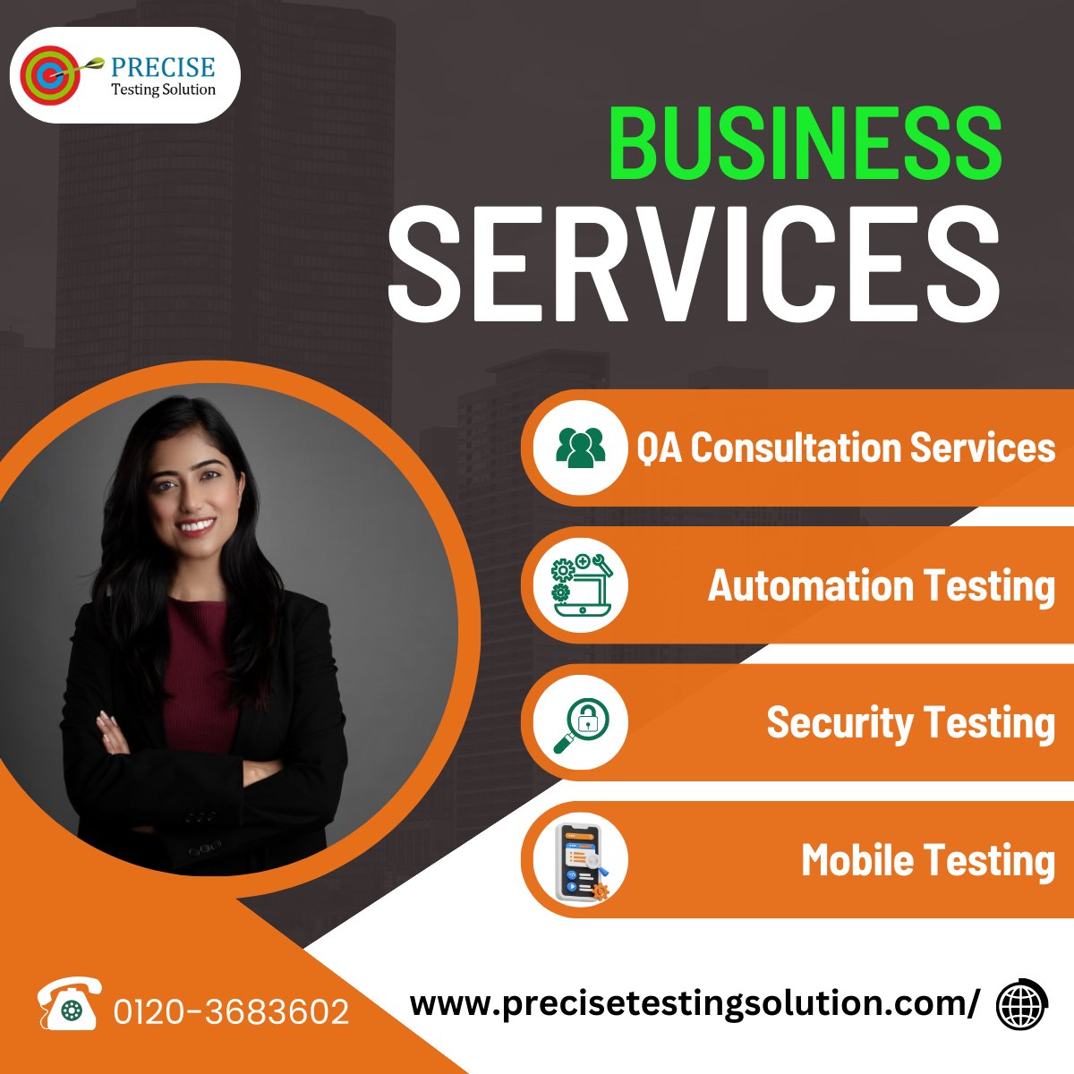 PreciseTestingS's tweet image. We at #PreciseTestingSolution offer you the following #services  in order to improve the overall quality of your software application.
For more information - precisetestingsolution.com
 #precisetesting #softwaretesting #cybersecurity #automationtesting #IncomeTax #Japan 
#itreturns