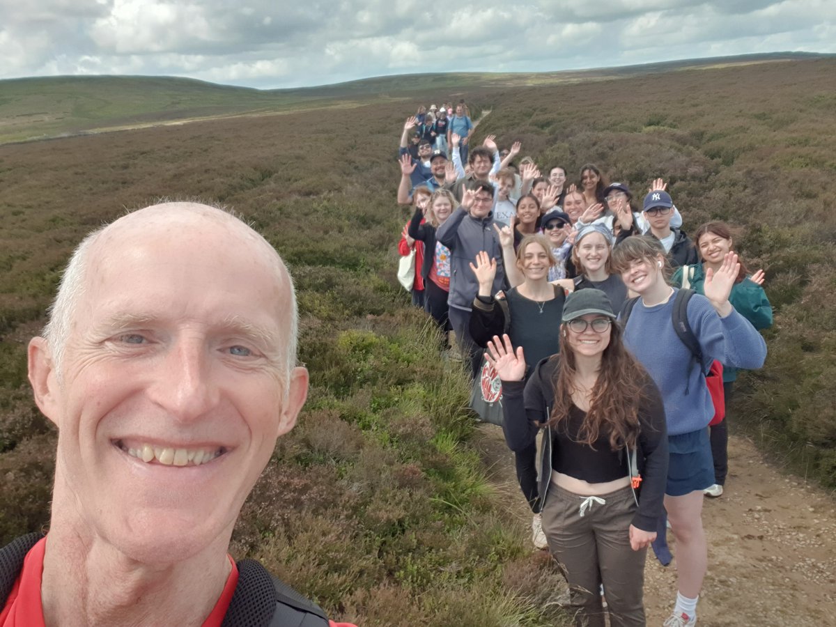 Hey, lovely people! Sorry for the little delay, but I couldn't resist sharing this walking gem!
On Saturday, I had the absolute pleasure of guiding over 40 bright students &amp; tutors all the way from Austin, Texas!

And they left head over heels in love with Haworth and Yorkshire!