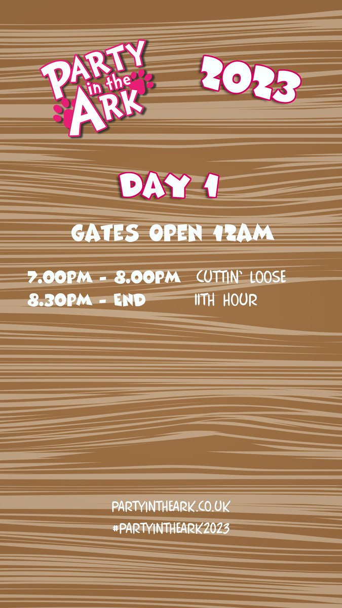 PartyInTheArk's tweet photo. Day 1 of #PartyintheArk2023 kicks off today!

❔Head over to our website https://t.co/2adkOZnPJM for our full schedule and F&amp;Q's https://t.co/JIYlttmAiQ