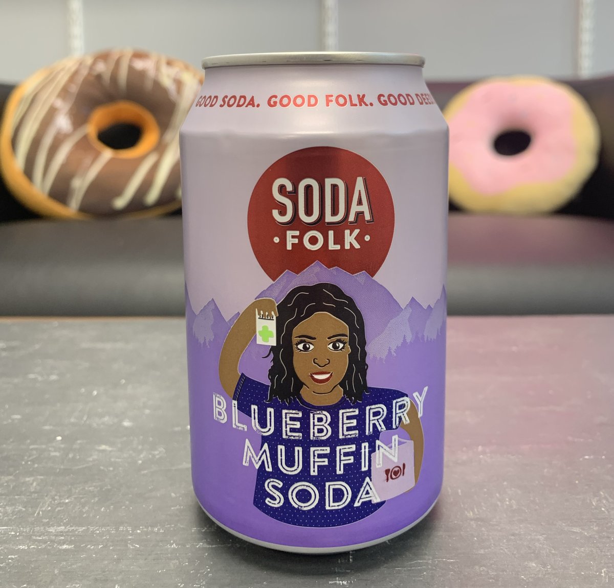 Have you tried @sodafolk we got ours from @ocado #blueberrymuffinsoda #deliciousdrinks #indulgeintreats #sodafolk #drink #drinkreview #fmcg