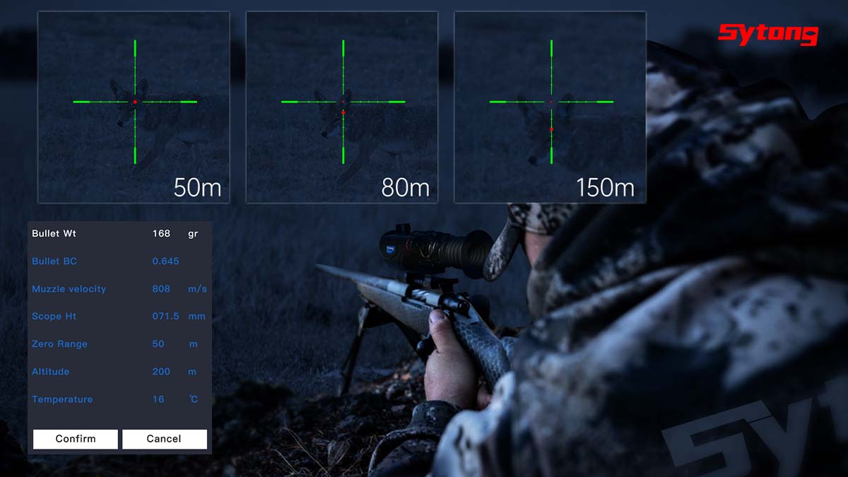NSytong's tweet image. #ballisticcalculator built-in sytong thermal sights and scopes with rangefinder type， leave your contacts here then we can send you more info about it