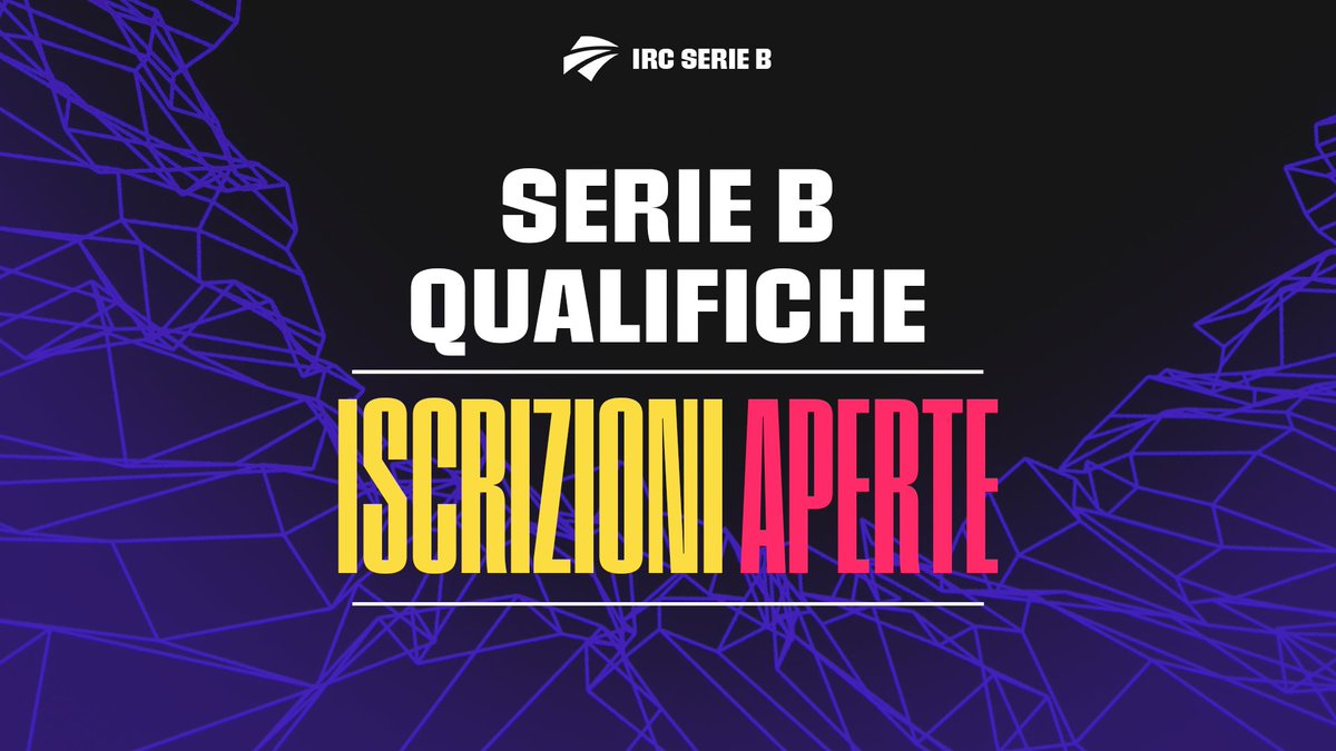 Siete ancora in tempo per iscrivere la vostra squadra alle qualifiche dell'#IRC serie B e provare a entrare nel competitive italiano🏎️🚀

Ti senti all'altezza? Tutte le info qui 😎 👉 start.gg/tournament/irc… 

#italianrocketchampionship #rocketleague #KeepItFresh <a href="/vigorsolitalia/">vigorsol italia</a>