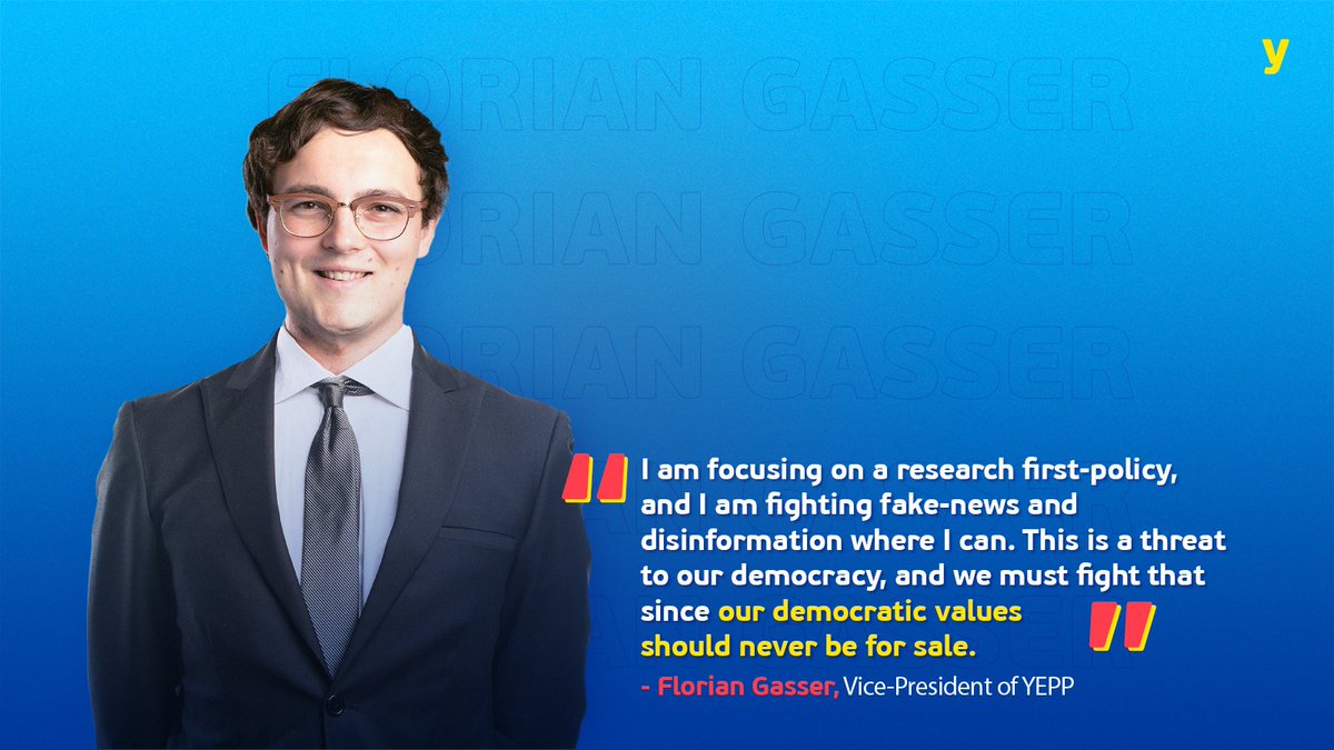 YouthEPP's tweet photo. Get to know the YEPP Board! 🙌 

Meet Vice-President @FlorianGasserEU from Italia! 🇮🇹 https://t.co/gBKEJKSB5L