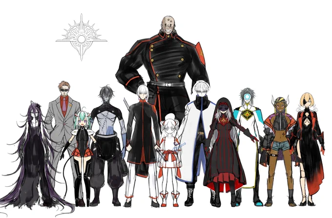太陽神教、滅竜導士キャラデザ
