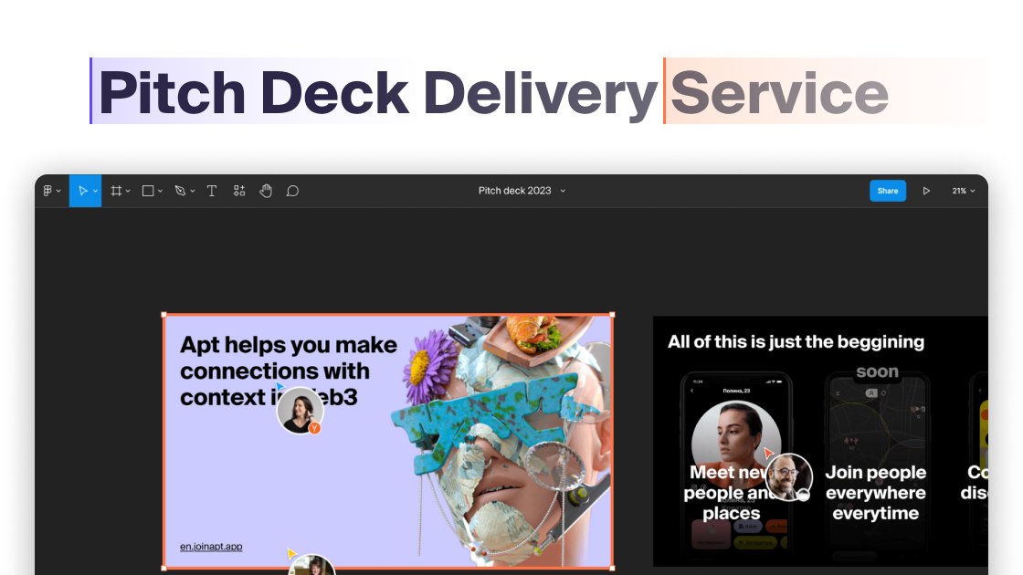 humanfromweb3_'s tweet photo. Your pitch deck doesn't yield the desired number of investors? We're here to help!

🔥 Introducing Pitch Deck Delivery Service 🔥

Stop wasting your time on the pitch deck instead of building the product. Leave it to us!

Get help now ➡️ https://t.co/5zSH1CYB1r

What's inside? 👇 https://t.co/cjkKYsVuRg