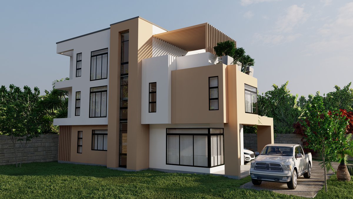 BobChurchill3's tweet photo. Just finished designing a stunning 4-bedroom Masonite home! The spacious layout and modern architectural features make it the perfect blend of style and functionality. #architecture #design #home https://t.co/dpjQ1cmJC5