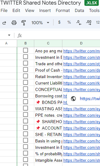 worktwt_acctg's tweet photo. ------- done saving twt shared notes beyond this point!

hahaha as a girlie na hindi nassave sa n0tion yung ineekek ko, minamano mano kong save talaga hahhahaha + mas bet ko pala to kasi excel/gsheet baby ako https://t.co/STXHu4BEyX