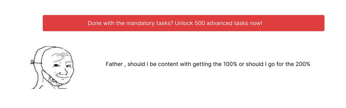 babs_illy's tweet photo. Done with the mandatory tasks? Unlock 500 advanced tasks now! 😅 is this playing 😂😂 @alx_africa @facesofalxse https://t.co/Rb1LSCK5Of