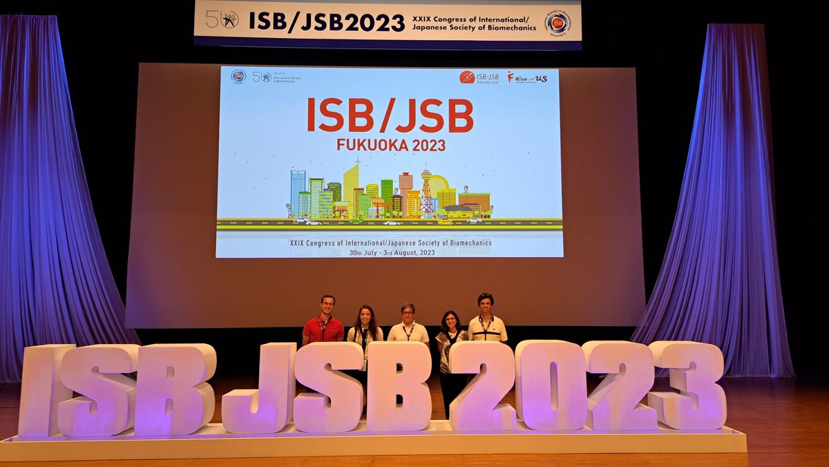 The Biomechanics and Functional Morphology Lab (<a href="/Neuromech_UL/">Neuromechanics of human movement research group</a> <a href="/ciper_fmh/">CIPER</a>) at  #isb2023 (<a href="/ISBiomechanics/">IntSoc Biomechanics</a>) Have a great conference!