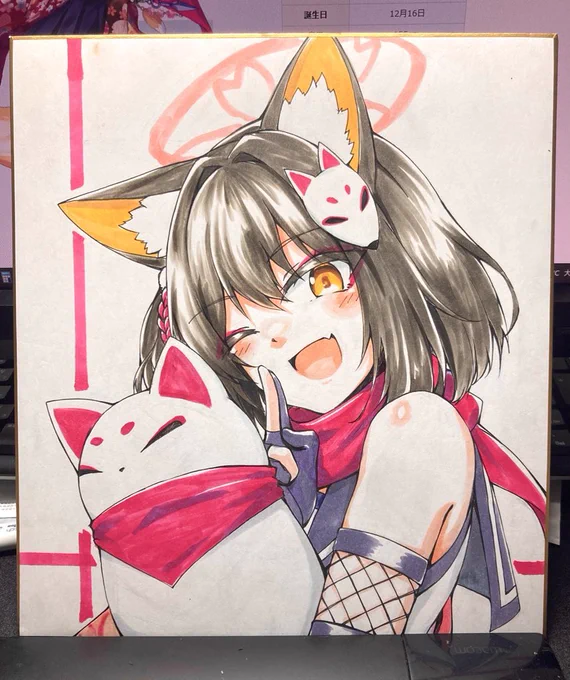 早くペーパー描き終えて色紙作るフェーズに入りたい デジタルも好きだけどアナログもけっこう得意なので(自画自賛)