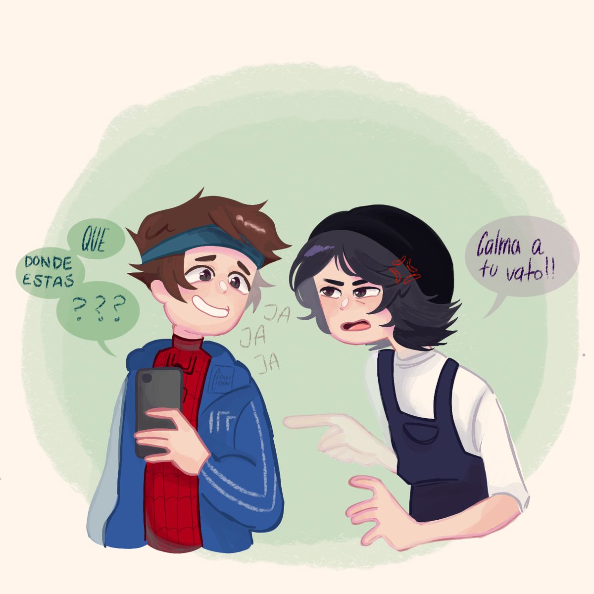 ClowCl0w's tweet photo. Calma a tu vato 
.
.
#Quackitoier #roierfanart #roier #quackityfanart #Quackity #qsmp #qsmpfanart https://t.co/zTMMAY1Hxi
