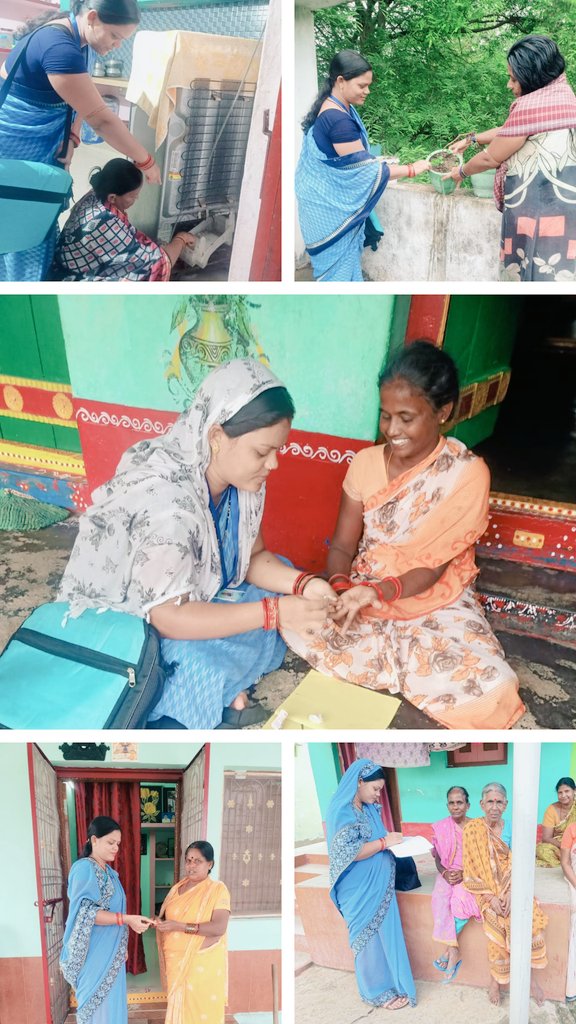 sujatasourabh's tweet photo. ORS distribution, RDT kit test, sputum collection, breeding source destroy, swasthya kantha updation during integrated survey under kolathigam SC HWC to prevent public from malaria and dengue #stopdengue #fighthebite https://t.co/ToNFFa5pGl