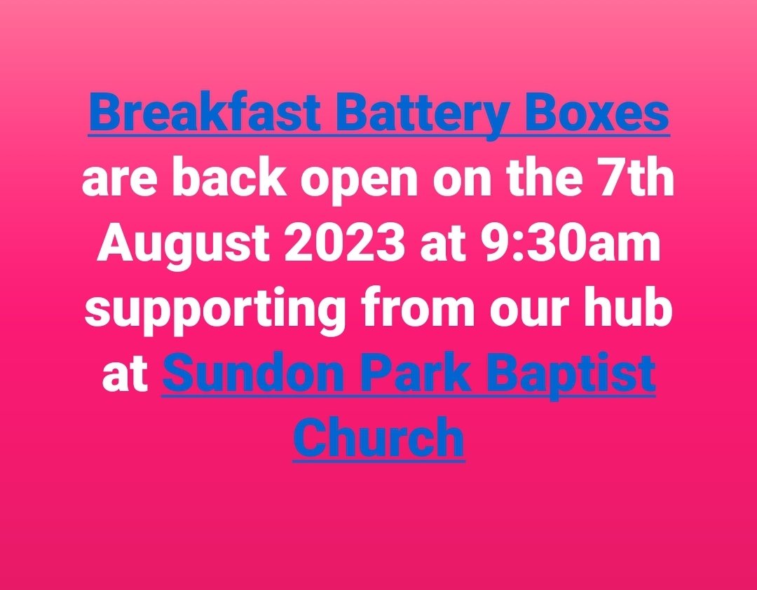 Breakfast Battery Boxes (@notofoodpoverty) on Twitter photo 