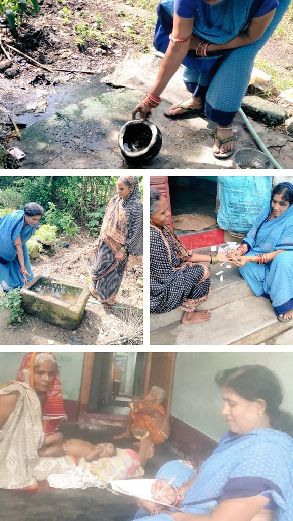 sujatasourabh's tweet photo. ORS distribution, RDT kit test, sputum collection, breeding source destroy, swasthya kantha updation during integrated survey under kolathigam SC HWC to prevent public from malaria and dengue #stopdengue #fighthebite https://t.co/ToNFFa5pGl