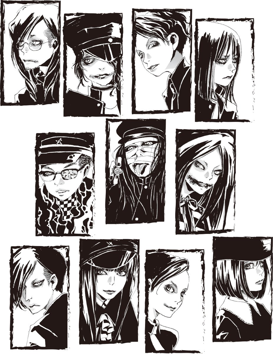#見た人は無言で黒髪を載せる 