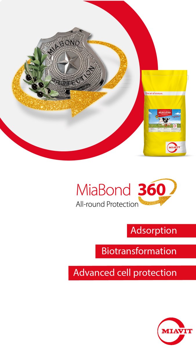 AgricareStdPlus's tweet photo. #Miabond 360 is an All-round-Protection and it does the following;
1. Adsorption: In the context of animal husbandry, adsorption is often used to describe the ability of a material to attract and hold other substances on its surface. For example, in the field of animal feed or https://t.co/ttZ5egFEob