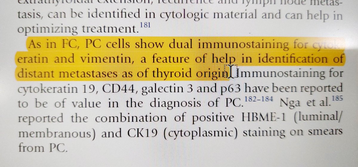 Not everyone hates Vimentin #pathtwitter #IHCpath A line from Orrel's cytopathology @smlungpathguy