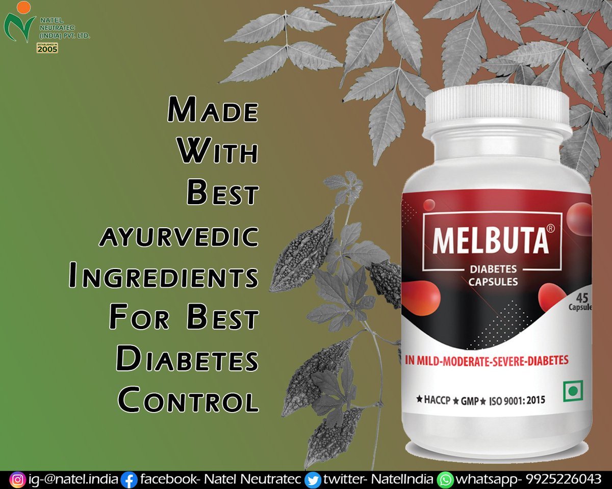 🌿 Discover Melbuta - the ultimate solution for diabetes control! 🌿

🩸 Regulate blood glucose levels effectively & safely
🌱 Supports B-cell regeneration
#Melbuta #DiabetesControl #AyurvedicHealth #NaturalRemedies #HealthyLiving