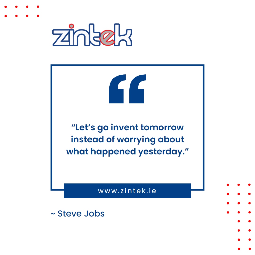 zintek's tweet photo. Tech Quote of the day! ✌️ ⁠- Let's start reinventing the future with Steve Jobs's famous quote. 💪
Share your thoughts on what excites you about shaping the future in the comments below! 👇

#SteveJobs #lifegoals #motivation #DreamBig #TechRevolution #Ireland #NorthernIreland https://t.co/4rpiomckhP