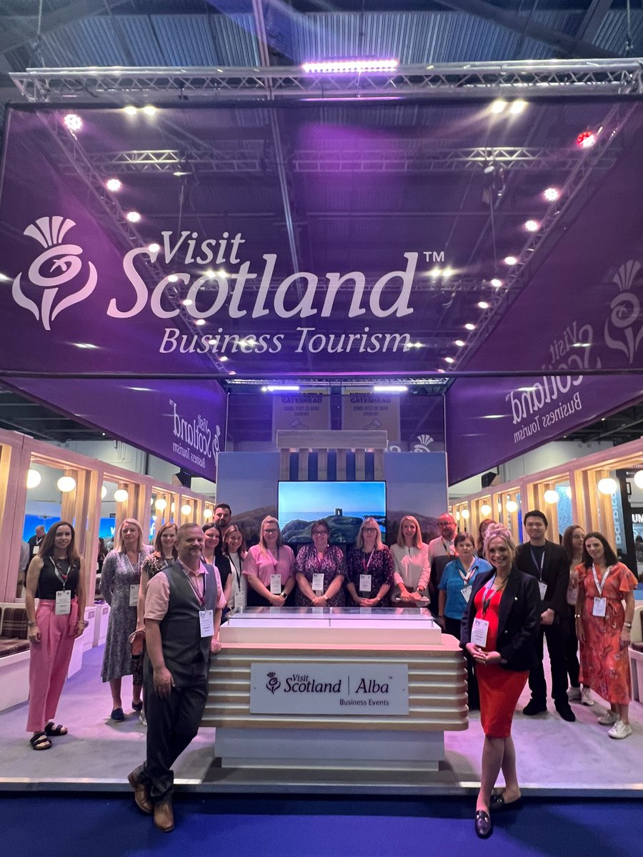 Last month the @VisitScotBE team and 13 Scottish partners attended @MeetingsShow, an insightful two days of meetings and collaboration 🤝 Find out more about what the team learnt from this experience 👉 fal.cn/3AjXV #businessevents #eventprofs #TheMeetingsShow