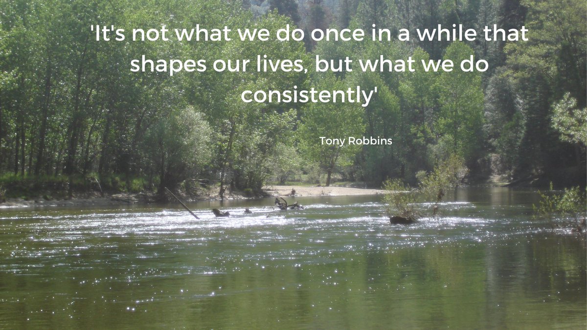 Consistency is key - sporadic activity in any area of your business is not likely to produce results. It is easy to dip in and out of some areas but this is probably mainly time wasted. Where do you need to be more consistent? #businessowners #businesstips #success