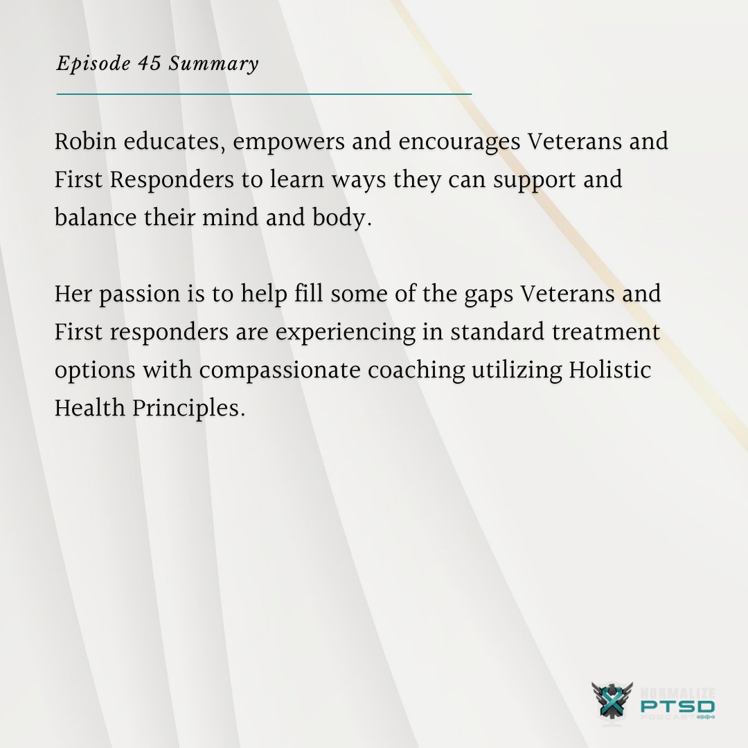 NormalizePtsd's tweet photo. Episode 45 with Robin Collins is available now on https://t.co/ZKlPjagZH0!

📣 Please share and like on IG, FB, LinkedIn, Youtube and Twitter to further support our PTSD community.

#normalizeptsd #ptsd #newepisode #podcast #pathwaytowellnesswithrobin https://t.co/tbKH0p1a1b