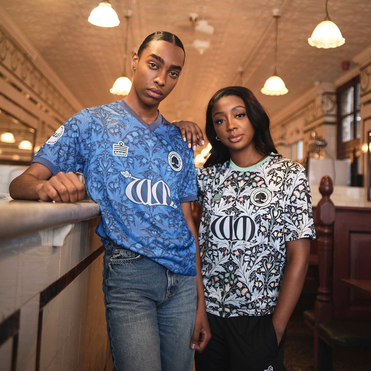 admiral1914's tweet photo. Walthamstow FC x Admiral x William Morris Gallery⁠
⁠
Taking references from the legendary face of the Arts &amp; Crafts movement, Admiral and Walthamstow have rejuvenated the patterns to form unique home and away kits.⁠ https://t.co/WGXiNDbyCU