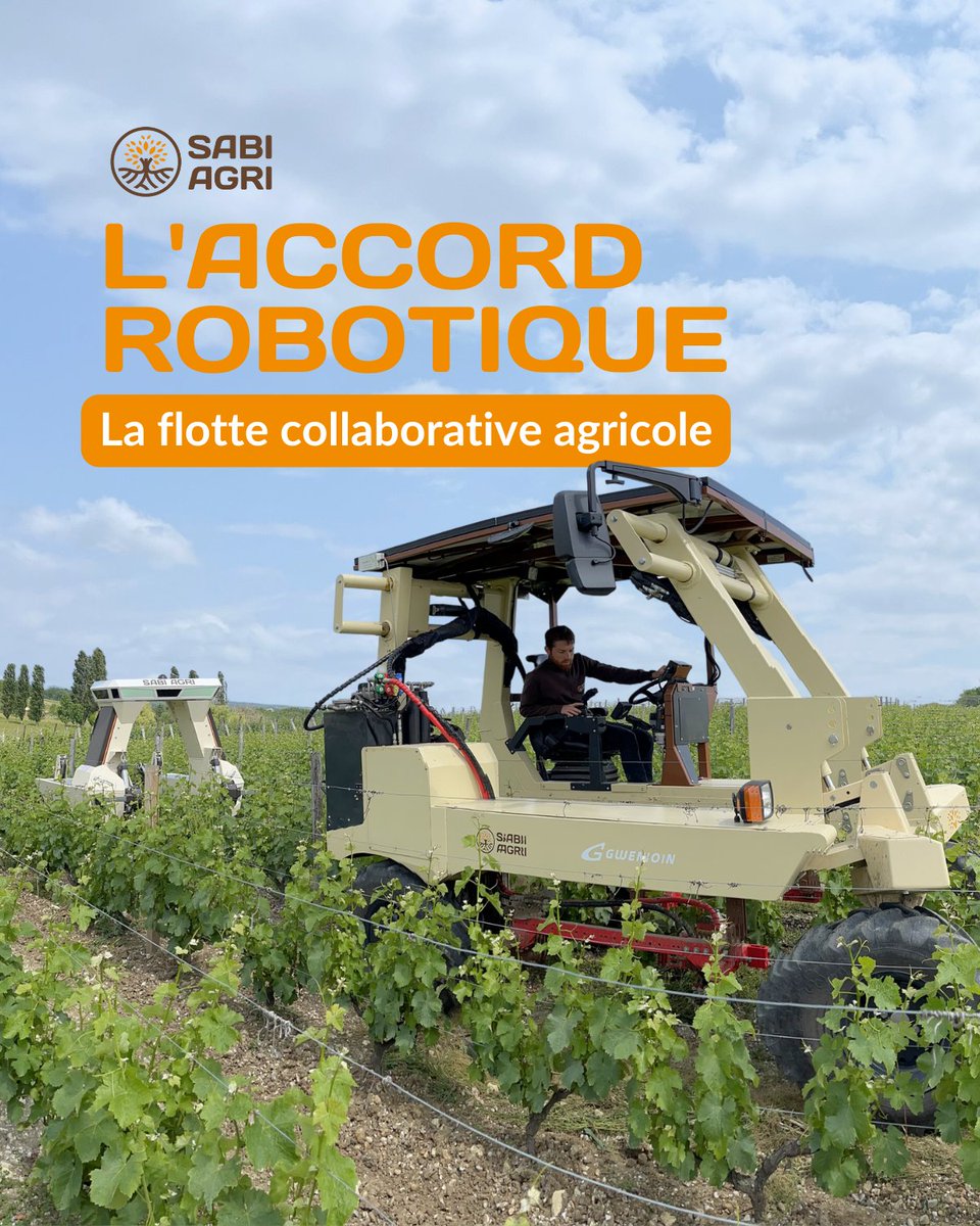 SAS_SabiAgri's tweet photo. À bord de son Tracteur Électrique #ALPO, le viticulteur réalise toutes les opérations culturales et pilote son Robot Tout-Terrain #ZILUS, qui réalise les mêmes opérations ou des opérations complémentaires.

📌https://t.co/zaE1IsLdgQ https://t.co/FczWXac6o0