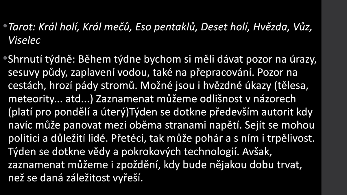 t_vlcice's tweet photo. Přináším vám novou týdenní předpověď na 7 karet od 31.7.-6.8. 2023
Pro více zajímavých předpovědí sledujte @t_vlcice
1.část výkladu. Pokračování v komentářích
#vykladkaret #karty #predpoved #carodejka #czech #czechwitch #přiroda #carodejnice #tarot #vykladacikarty #tarotovekarty https://t.co/z0ZJB01iVi