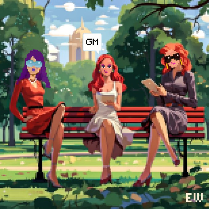 Good Morning Sweet #Ordinals Fam 💋

Reading in the park and enjoying our morning coffee. Happy Wednesday, dream big and achieve your dreams 🏞️