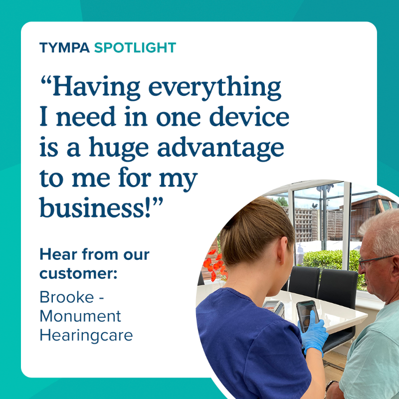 TympaHealth's tweet photo. Brooke from Monument Hearingcare - Earwax Removal shares her passion for helping people access ear and hearing healthcare and how Tympa helps them overcome traditional barriers faced by patients. π
Read here ‡οΈ
#TympaHealth #TympaPlatform #hearinghealth #medtech #technology