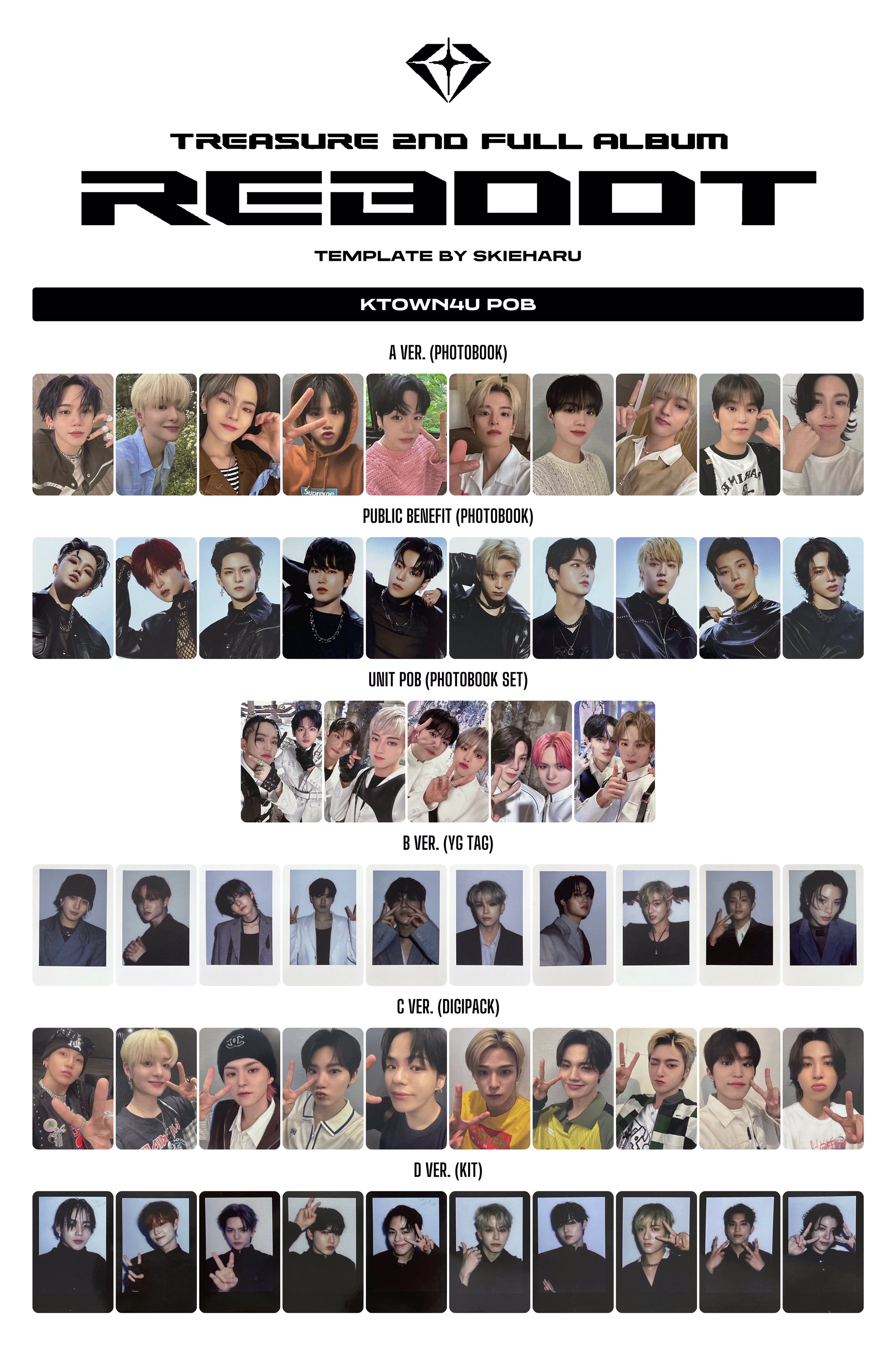 TREASURE ハルト Ktown4u 韓国店舗限定 デジパック 特典 トレカ
