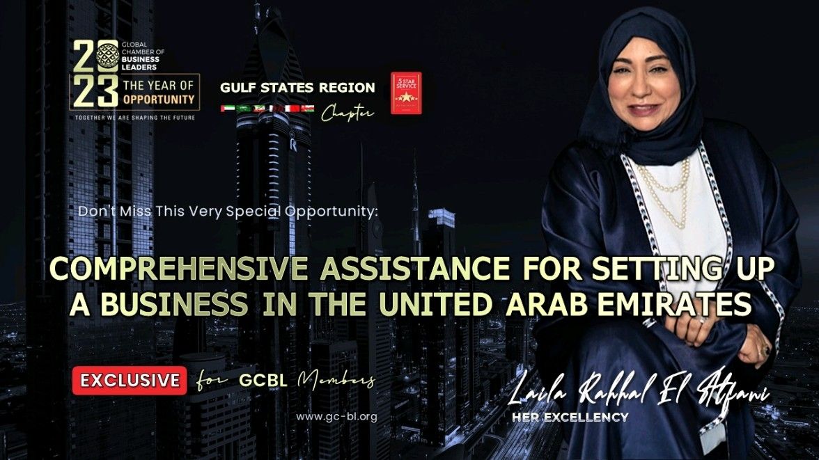gcbl_org's tweet photo. We are here for you. Come join us!

Setting up a #business in the United Arab Emirates.

#Exclusive for #GCBL members: https://t.co/VuIkNy7mG7

#GlobalChamberofBusinessLeaders #Global #BusinessLeaders #Leaders #Vison #Ideas #membership https://t.co/FAC7v9wUPI