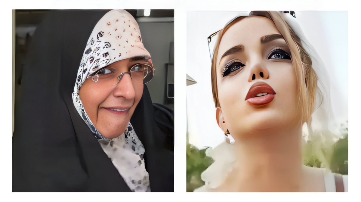 X4LIREZ4X's tweet photo. سمبل زیبایی و ایستادگی:      سمبل زشتی و پَستی:
#پارمیدا_شهبازی https://t.co/ncA0iFpPyJ