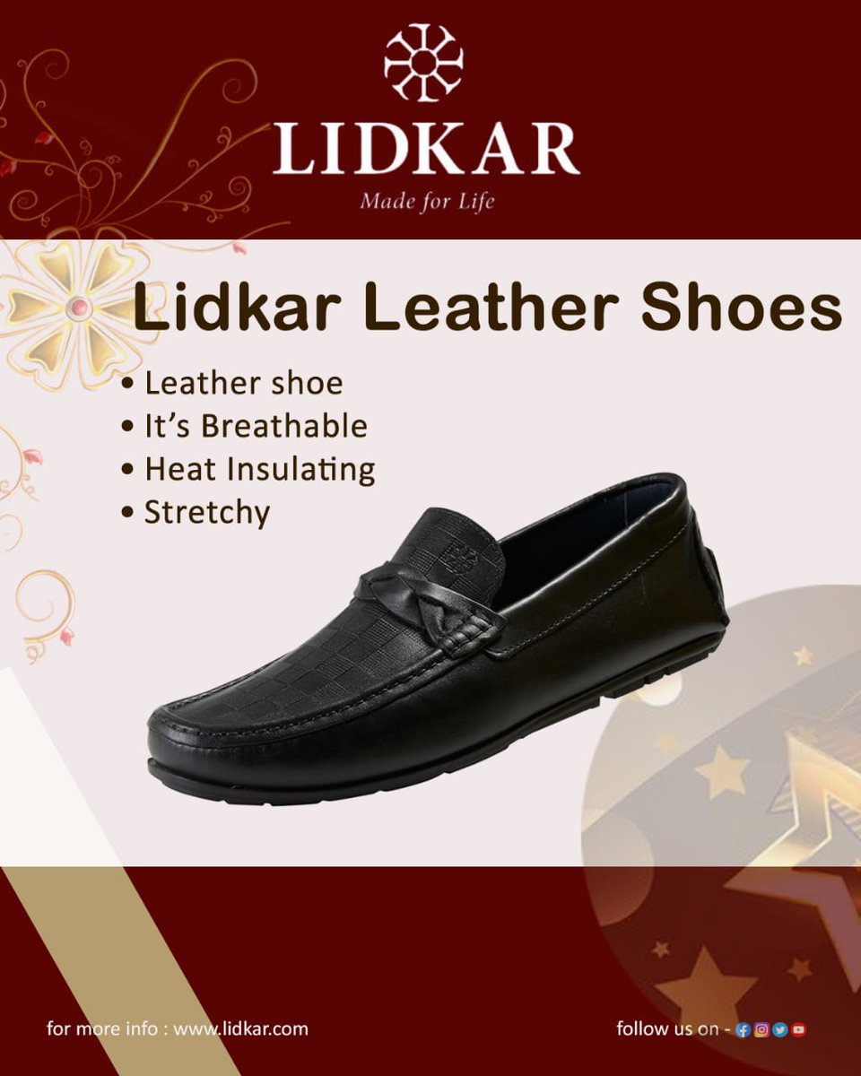 LIDKAR_HoL's tweet photo. Step into style and comfort with Lidkar leather shoes! ๐๐ฅ Elevate your look with our exquisite collection of premium leather footwear that's crafted to perfection.
#LidkarShoes #LeatherShoes #StepIntoStyle #ComfortableFootwear #PremiumLeather #ElegantFootwear #ClassicDesigns https://t.co/eESz1sRrmK